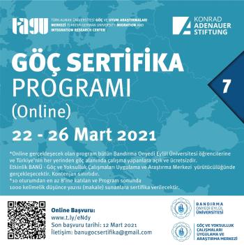 Üniversitemiz Ev Sahipliğinde Düzenlenen “Göç Sertifika Programı” Başladı